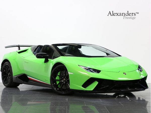 View Lamborghini Huracan Performante Spyder Black PNG