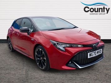 2021 TOYOTA COROLLA 1.8 VVT I HYBRID GR SPORT 5DR CVT SAT NAV APPLE CAR... photo