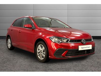 2022 VOLKSWAGEN POLO 1.0 TSI LIFE 5DR DSG HEATED SEATS REAR CAMERA 2022 23,756 MILES... photo