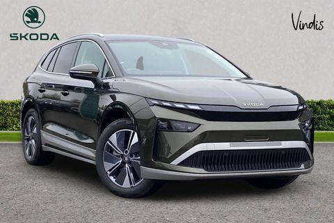 2026 skoda enyaq  enyaq edition 85 82 kwh 286 ps single speed 2026 automatic olive green metallic electric £391.38 £45,885 škoda... photo