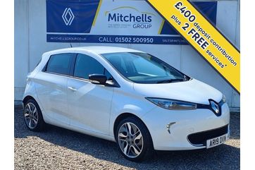 2019 RENAULT ZOE 80KW DYNAMIQUE NAV R110 40KWH 5DR AUTO BATTERY LEASE 2019 AUTOMATIC 28,779... photo