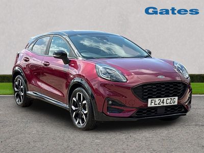 2024 FORD PUMA PUMA 5DR VIVID RUBY EDITION 1.0 MHEV 125PS BOASTING EXCEPTIONALLY LOW MILEAGE... photo