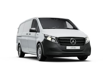 None MERCEDES VITO 85KW 66KWH PRO VAN AUTO FULLY ELECTRIC IN STOCK AUTOMATIC ARCTIC WHITE... photo