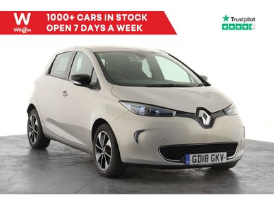 2018 RENAULT ZOE 68KW I DYNAMIQUE NAV 41KWH 5DR AUTO 1 OWNER REAR SENSOR CRUISE... photo