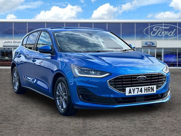 FORD FOCUS 1.0 ECOBOOST HYBRID MHEV TITANIUM 5DR HATCHBACK 2024 MANUAL 5,821 MILES PETROL...