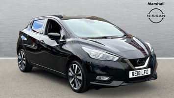 2018 NISSAN MICRA MICRA 0.9 IG T TEKNA 5DR SAT NAV CAMERA CAR PLAY 2018... photo