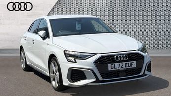 2022 AUDI A3 5DR A3 35 TFSI S LINE 5DR REAR SENSORS PRIVACY GLASS 2022... photo