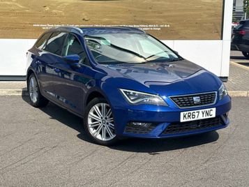 2018 seat leon 2.0 tdi xcellence technology st 5dr diesel dsg euro 6 (s/s) (184 ps) approved used benefits 2018 automatic 76,399... photo