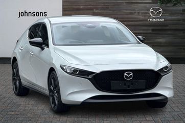 None MAZDA 3 2.5 140PS HOMURA AUTO BLACK CLOTH RED STITCH AVAILABLE FOR HOME DELIVERY... photo