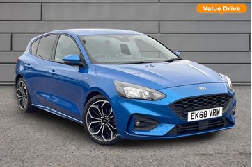 FORD FOCUS 1.0 ECOBOOST 125 ST LINE X 5DR HEATED PARTIAL LEATHER SEATS 2018...