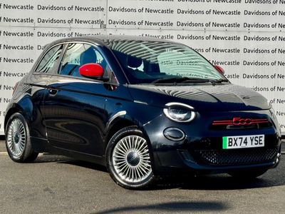 2025 FIAT 500 24KWH RED HATCHBACK 3DR ELECTRIC AUTO 95 PS 14,299 VIEW FINANCE MILEAGE... photo