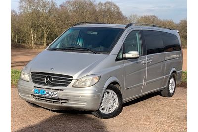 2006 mercedes -benz viano cdi extra long ambiente £6,994 see monthly payments registered 2006 mileage 232,000 miles engine size 3 l transmission automatic... photo
