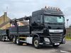 Daf Trucks XF 510 FAN 6X2 26TON HGV FLATBED+CRANE+BRICK GRAB