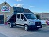 Ford Transit 350 TDCI 130 L3 LEADER ECOBLUE LWB 7 SEAT DOUBLE CAB ALLOY TIPPER DRW RWD  (20277)