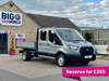 Ford Transit 350 TDCI 130 L3 LEADER ECOBLUE LWB 7 SEAT DOUBLE CAB ALLOY TIPPER DRW RWD  (20277)