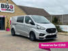 Ford Transit Custom 320 TDCI 170 L2H1 MS-RT ECOBLUE DOUBLE CAB 5 SEAT CREW VAN LWB LOW ROOF FWD AUTO  (21983)