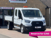 Ford Transit 350 TDCI 130 L3 LEADER ECOBLUE LWB 7 SEAT DOUBLE CAB 9FT5 ALLOY TIPPER DRW RWD  (22769)