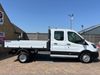 Ford Transit 350 TDCI 130 L3 LEADER ECOBLUE LWB 7 SEAT DOUBLE CAB 9FT5 ALLOY TIPPER DRW RWD  (22769)