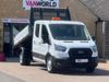 Ford Transit 350 TDCI 130 L3 LEADER ECOBLUE LWB 7 SEAT DOUBLE CAB 9FT5 ALLOY TIPPER DRW RWD  (22769)