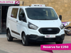 Ford Transit Custom 300 TDCI 105 L1H1 LEADER ECOBLUE DOUBLE CAB 6 SEAT CREW VAN SWB LOW ROOF FWD  (23220)