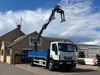 Iveco Eurocargo 180E25S 4X2 DAY CAB 18 TONNE 17FT2 ALLOY DROPSIDE CRANE WITH BRICK GRAB