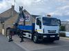 Iveco Eurocargo 180E25S 4X2 DAY CAB 18 TONNE 17FT2 ALLOY DROPSIDE CRANE WITH BRICK GRAB