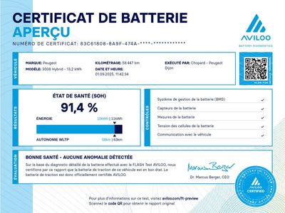 Peugeot 3008  hybrid 225 e-eat8 Allure Pack