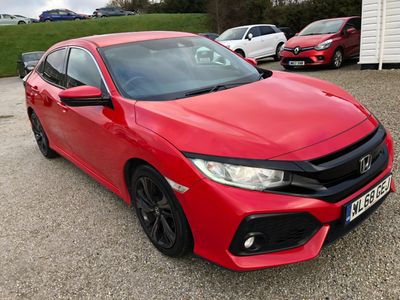 2018 HONDA CIVIC 1.0 VTEC TURBO 126 SR 5DR SAT NAV 9,297 MILEAGE 70,990 MILES... photo